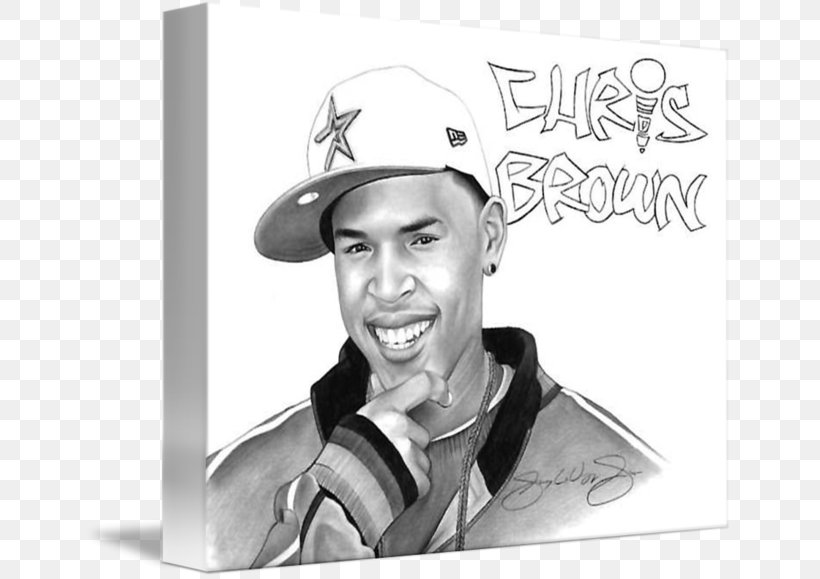 Hat Drawing Chris Brown Human Behavior, PNG, 650x579px, Hat, Album Cover, Behavior, Black And White, Brand Download Free