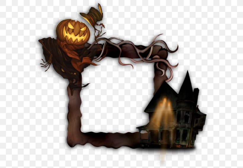 Clip Art Haunted Attraction Halloween Image, PNG, 600x565px, Haunted Attraction, Fictional Character, Halloween, House, Picture Frame Download Free