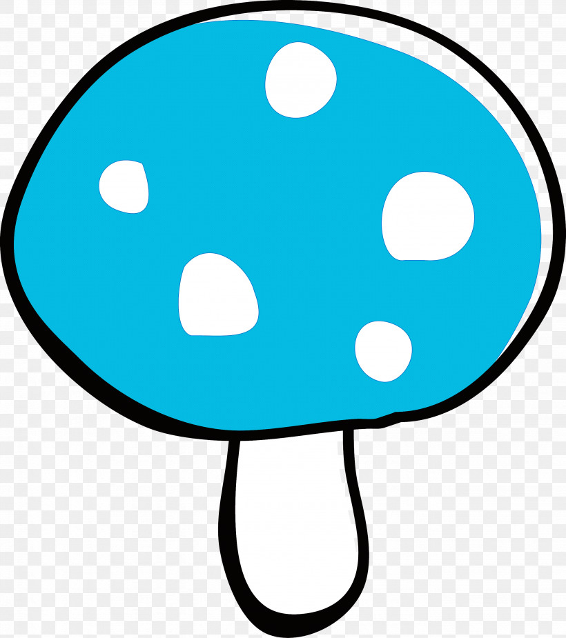 Turquoise Line Art Aqua Smile Line, PNG, 2659x3000px, Mushroom, Aqua, Cartoon Mushroom, Circle, Cute Download Free