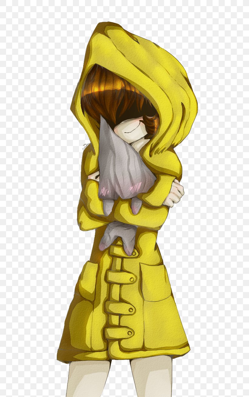 Little Nightmares DeviantArt Illustration Image, PNG, 555x1305px, Watercolor, Cartoon, Flower, Frame, Heart Download Free