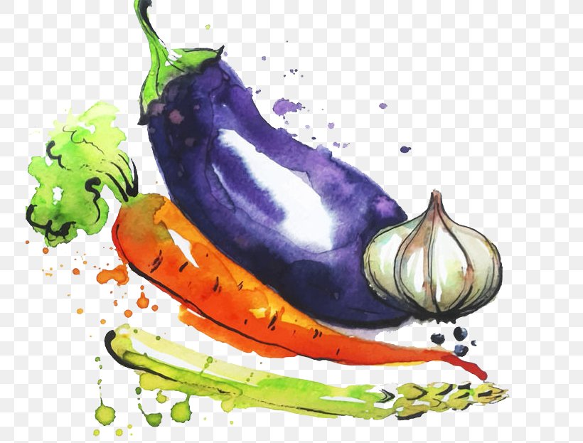 Organic Food Vegetable Eggplant Cereal, PNG, 748x623px, Organic Food, Art, Bell Pepper, Cereal, Eggplant Download Free
