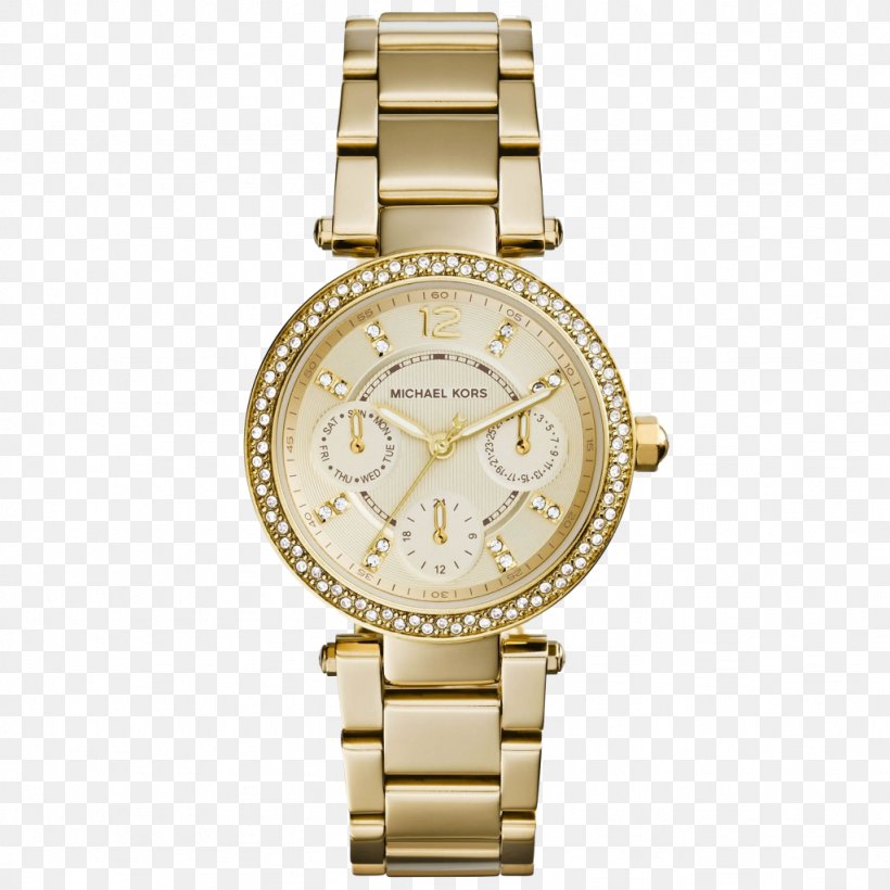 Watch Strap Gold Quartz Clock Model, PNG, 1024x1024px, Watch, Bling Bling, Brand, Diamond, Gold Download Free
