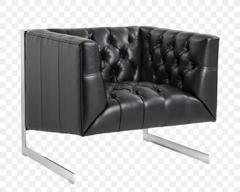Barcelona Chair Eames Lounge Chair Club Chair Womb Chair, PNG, 1000x800px, Chair, Barcelona Chair, Black, Bonded Leather, Chaise Longue Download Free