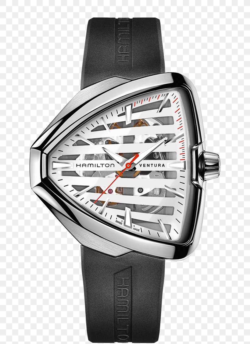 Hamilton Watch Company Ventura Skeleton Watch Automatic Watch, PNG, 740x1128px, Hamilton Watch Company, Automatic Watch, Brand, Chronograph, Hardware Download Free