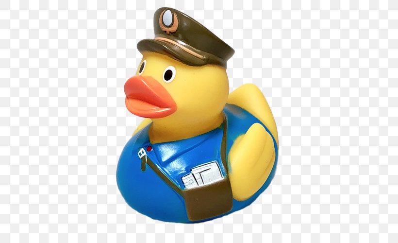 Rubber Duck Toy Mail Carrier, PNG, 500x500px, Duck, Beak, Bird, Ducks Geese And Swans, Ducks In The Window Download Free