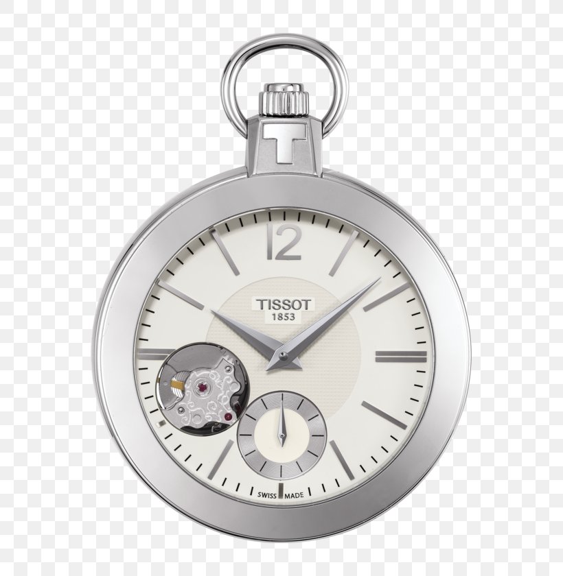 Tissot Pocket Watch Skeleton Watch Clock, PNG, 555x840px, Tissot, Clock, Clothing, Clothing Accessories, Eta Sa Download Free