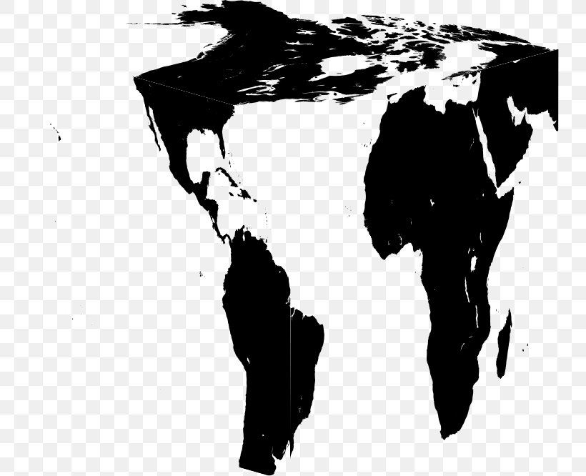 Earth Silhouette Black And White, PNG, 744x666px, Earth, Art, Black, Black And White, Cube Download Free