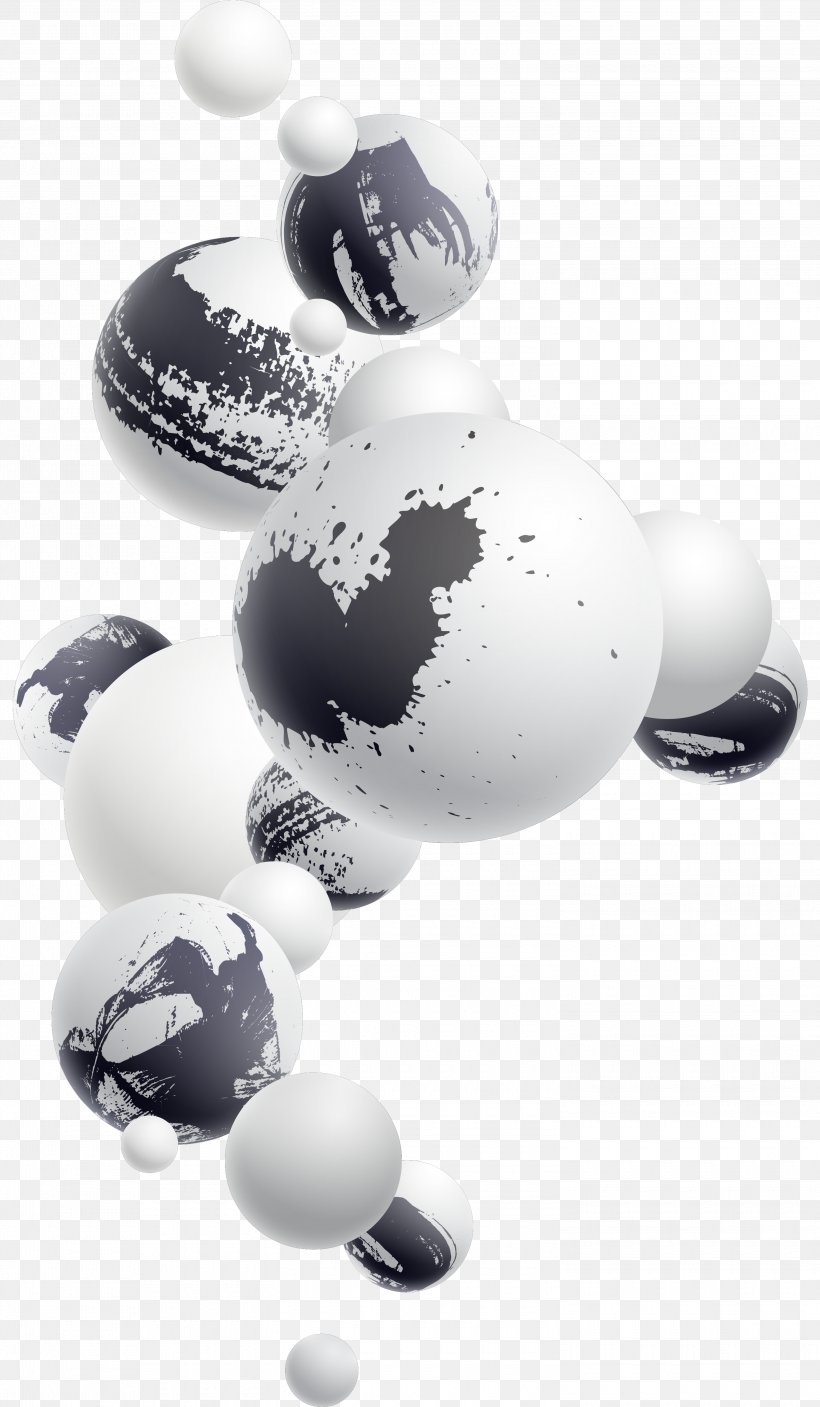 Ball Ink, PNG, 3000x5148px, Ball, Abstraction, Black And White, Blue, Color Download Free