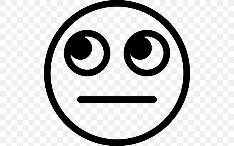 Emoticon Smiley, PNG, 512x512px, Emoticon, Area, Avatar, Black And White, Emoji Download Free