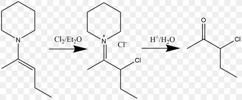 Stork Enamine Alkylation Halogenation Ketone Chemical Reaction, PNG, 1574x653px, Enamine, Alkylation, Area, Black And White, Chemical Compound Download Free