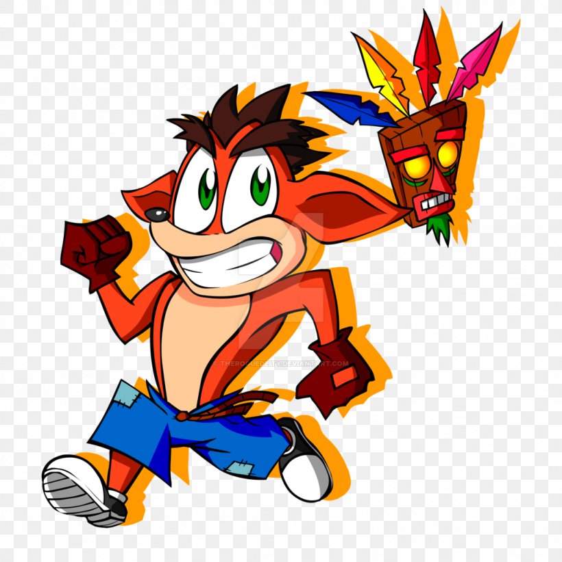 Crash Team Racing Way Of The Warrior Aku Aku Video Game Clip Art, PNG, 1024x1024px, Crash Team Racing, Aku Aku, Andy Gavin, Art, Carnivoran Download Free