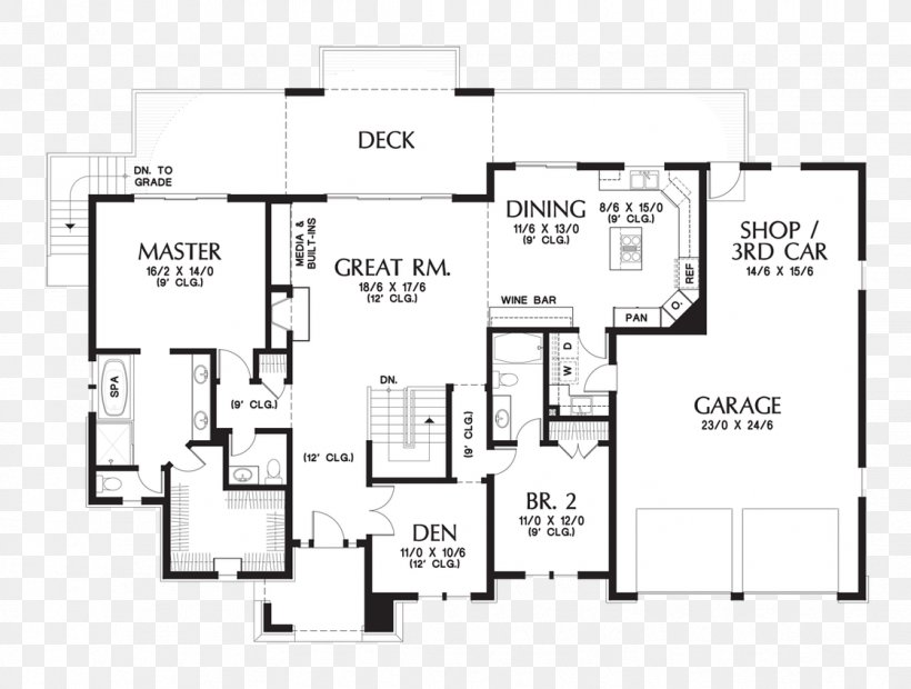House Plan Storey Floor Plan, PNG, 1119x847px, House Plan, Area, Basement, Bedroom, Black And White Download Free