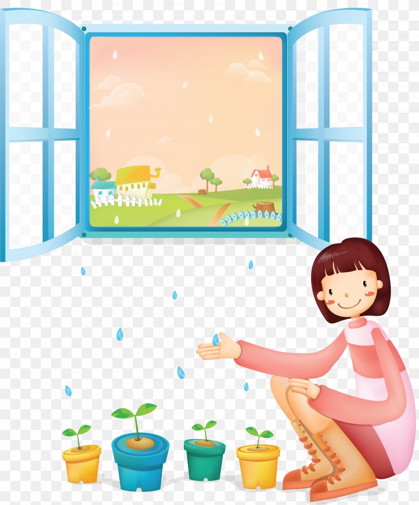 Clip Art Houseplant Window Plants, PNG, 4407x5309px, Houseplant, Cartoon, Child, Lesson, Plants Download Free