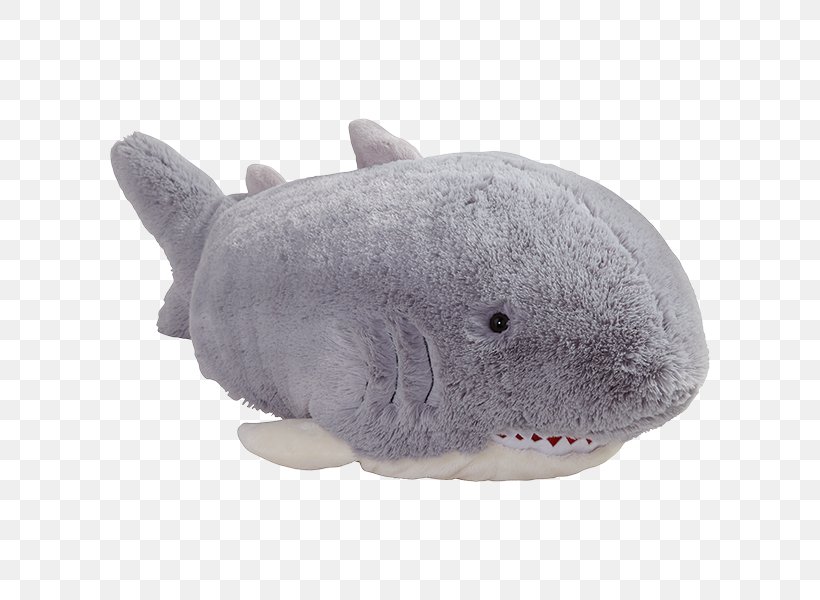 Pillow Pets Discovery Channel Shark Throw Pillow Pillow Pets Discovery Channel Shark Throw Pillow Pillow Pets 28cm Pee Wees, PNG, 600x600px, Pillow Pets, Cushion, Fauna, Fish, Marine Mammal Download Free