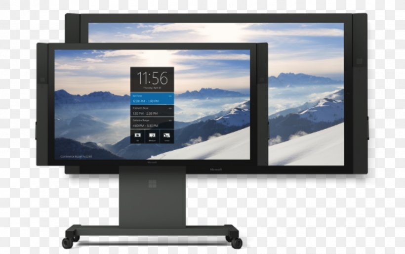 Surface Hub Microsoft Surface Studio Laptop, PNG, 1350x847px, Surface Hub, Business, Computer, Computer Monitor, Computer Monitor Accessory Download Free