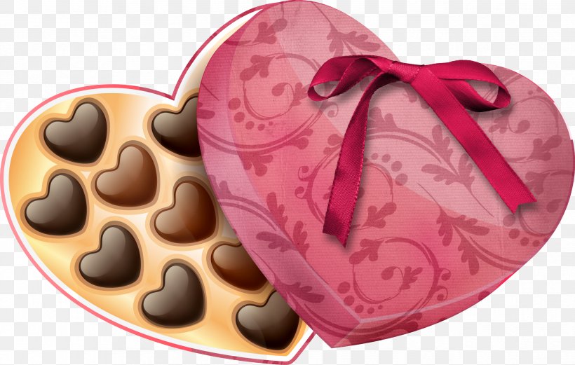 Valentines Day, PNG, 2585x1645px, Chocolate, Bonbon, Box, Gift, Heart Download Free