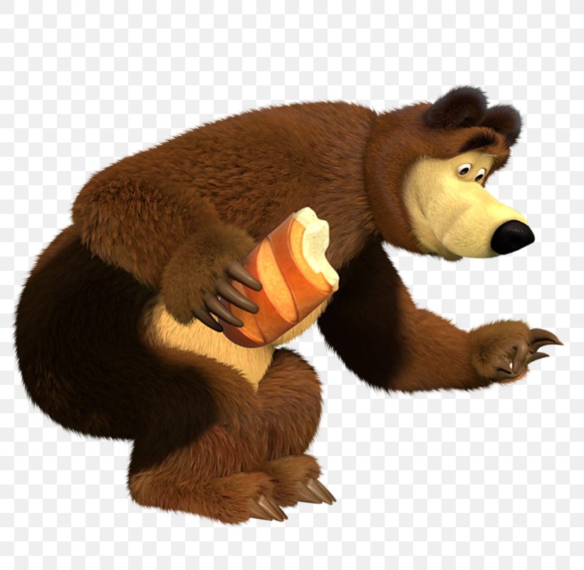 Bear Masha Varenye Animated Film Clip Art, PNG, 800x800px, Bear ...