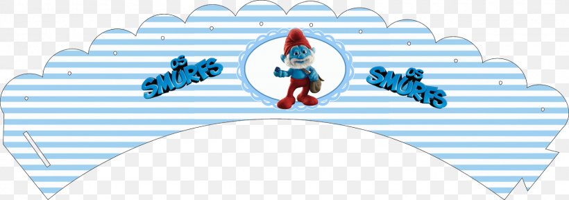 The Smurfs Convite Party Wedding Invitation Birthday, PNG, 1600x562px, Watercolor, Cartoon, Flower, Frame, Heart Download Free