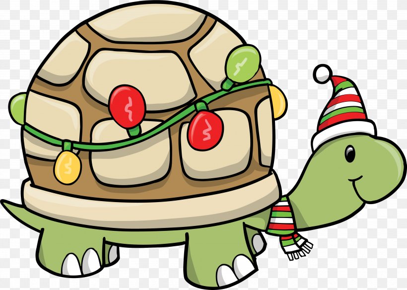Turtle Christmas Holiday Clip Art, PNG, 3604x2570px, Turtle, Artwork, Christmas, Christmas Decoration, Christmas Window Download Free