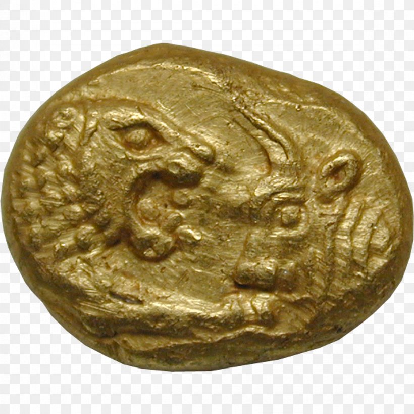 Coin Lydia Stater Gold Siglos, PNG, 1181x1181px, Coin, Artifact, Brass, Croesus, Currency Download Free