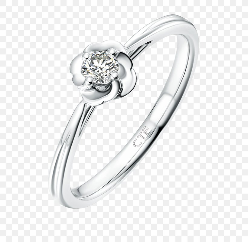 Diamond Wedding Ring Silver Jewellery, PNG, 800x800px, Diamond, Body Jewellery, Body Jewelry, Chow Tai Fook, Clothing Accessories Download Free
