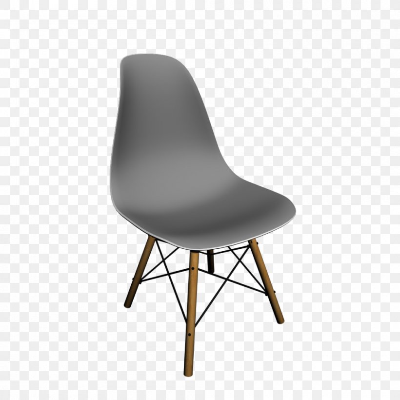 Eames Lounge Chair Furniture Charles And Ray Eames Vitra, PNG, 1000x1000px, Eames Lounge Chair, Black, Chair, Charles And Ray Eames, Eames Fiberglass Armchair Download Free