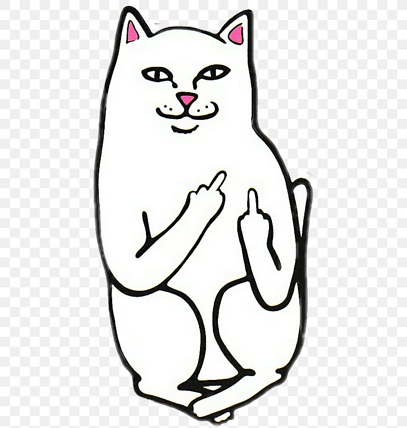 Middle Finger Cat Decal Sticker, PNG, 450x864px, Watercolor, Cartoon, Flower, Frame, Heart Download Free
