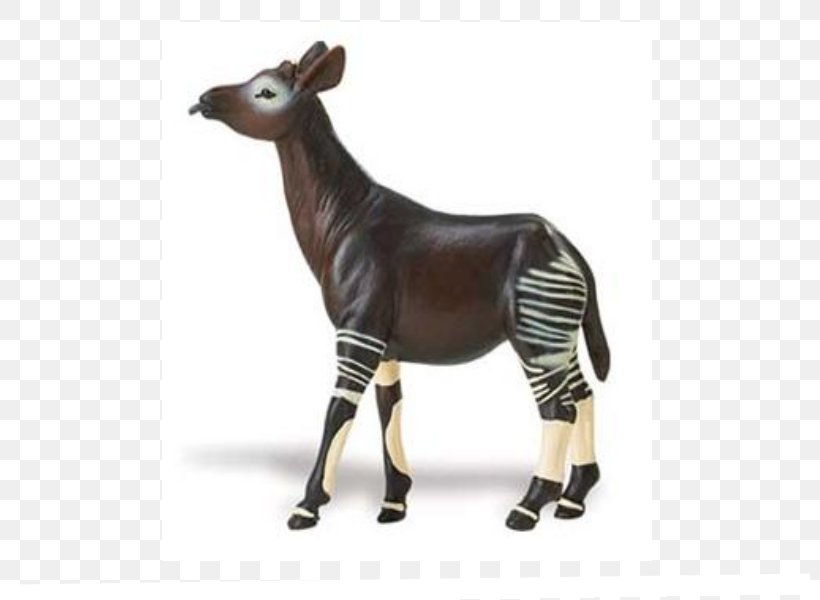 Okapi Toy Reticulated Giraffe Horse Wildlife, PNG, 800x600px, Okapi, Animal, Animal Figure, Educational Toys, Figurine Download Free