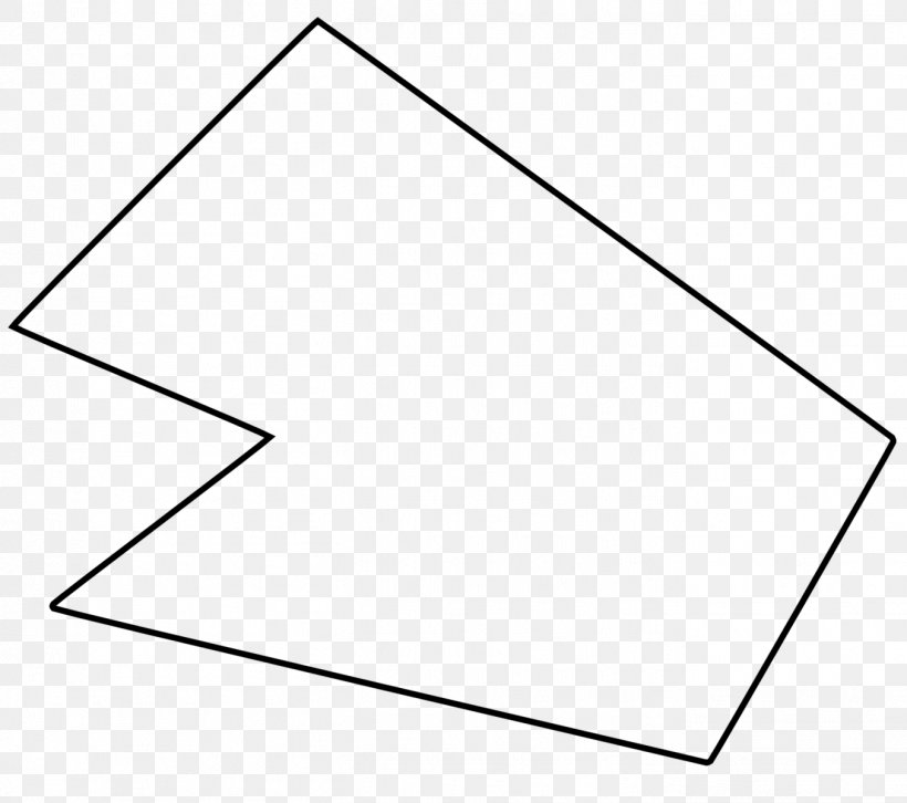 Polygon Area Line Segment Perimeter Geometry, PNG, 1354x1200px, Polygon, Area, Black, Black And White, Concave Polygon Download Free