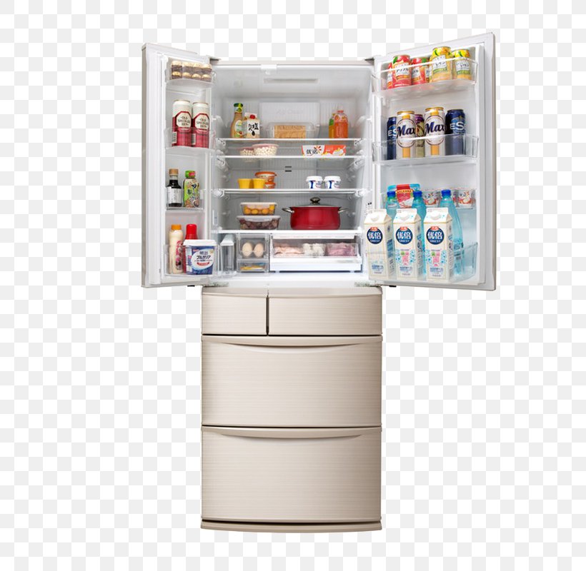 Refrigerator Panasonic Home Appliance Congelador, PNG, 768x800px, Refrigerator, Autodefrost, Congelador, Food, Home Appliance Download Free