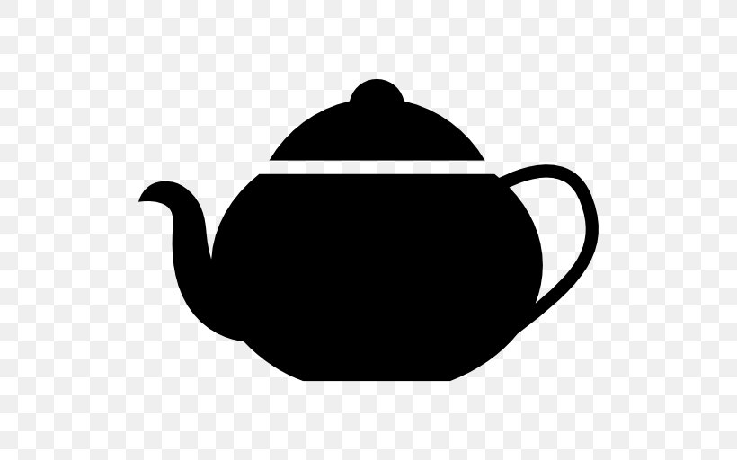 Teapot Bowl, PNG, 512x512px, Teapot, Black, Black And White, Bowl, Cup Download Free