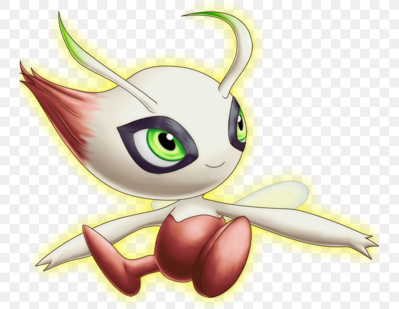 Pokémon GO Pokémon X And Y Celebi Mewtwo, PNG, 739x635px, Watercolor, Cartoon, Flower, Frame, Heart Download Free