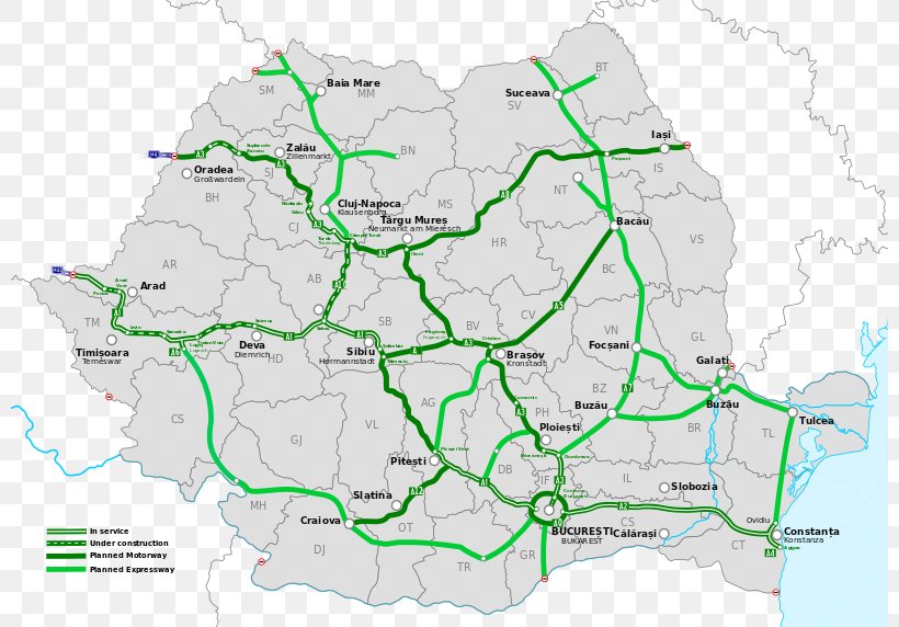 Rețeaua Rutieră Din România Pitești Controlled-access Highway Cluj-Napoca Autobahn, PNG, 800x572px, Controlledaccess Highway, Area, Autobahn, Clujnapoca, Flag Of Romania Download Free