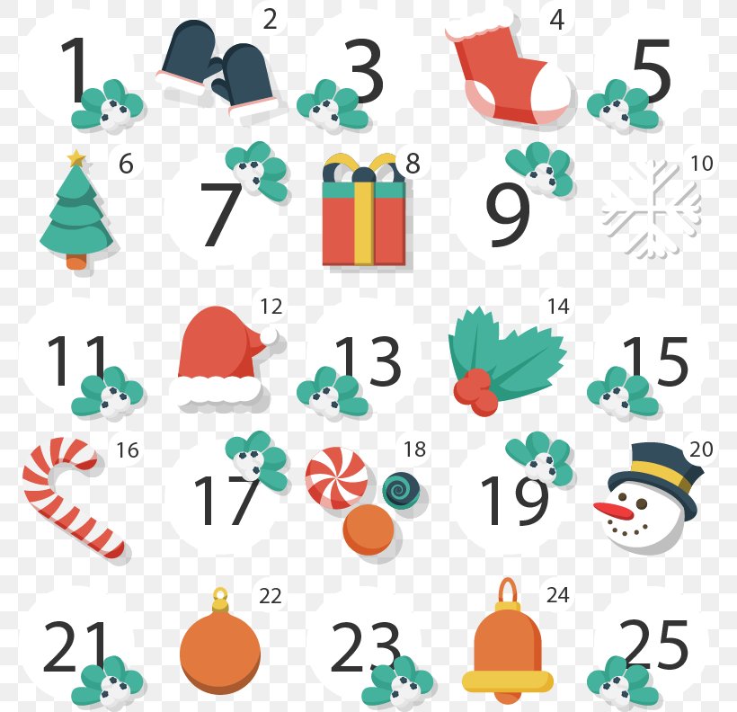Advent Calendars Christmas December, PNG, 780x792px, Calendar, Advent Calendars, Area, Artwork, Christmas Download Free
