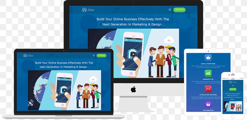 Igloo Online Advertising Web Page Website Builder, PNG, 805x399px, Igloo, Advertising, Affiliate Marketing, Brand, Business Download Free