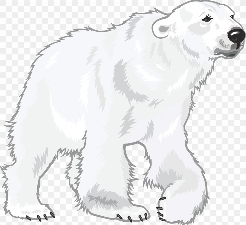 Polar Bear Cuteness, PNG, 3515x3216px, Polar Bear, Animal, Animal Figure, Artwork, Bear Download Free
