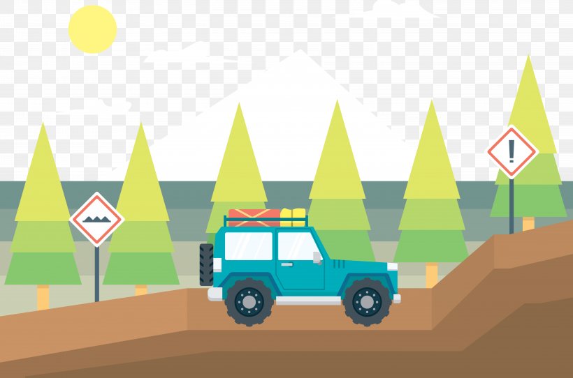 Sport Utility Vehicle Car Off-road Vehicle Off-roading, PNG, 5833x3859px, Car, Illustration, Mode Of Transport, Mud, Off Road Vehicle Download Free