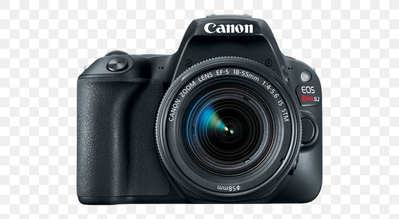 Canon EOS 200D Canon EF-S Lens Mount Canon EF-S 18–55mm Lens Digital SLR Camera, PNG, 675x450px, Canon Eos 200d, Apsc, Camera, Camera Accessory, Camera Lens Download Free