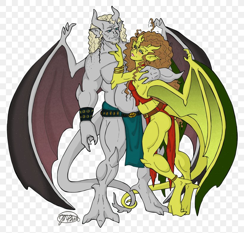 Dragon Gargoyle Art Demon, PNG, 800x783px, Watercolor, Cartoon, Flower, Frame, Heart Download Free