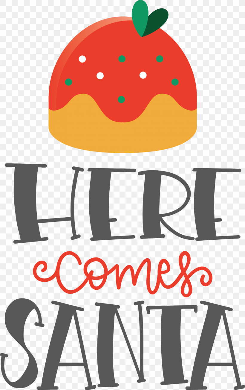 Here Comes Santa Santa Christmas, PNG, 1886x2999px, Here Comes Santa, Christmas, Fruit, Happiness, Logo Download Free