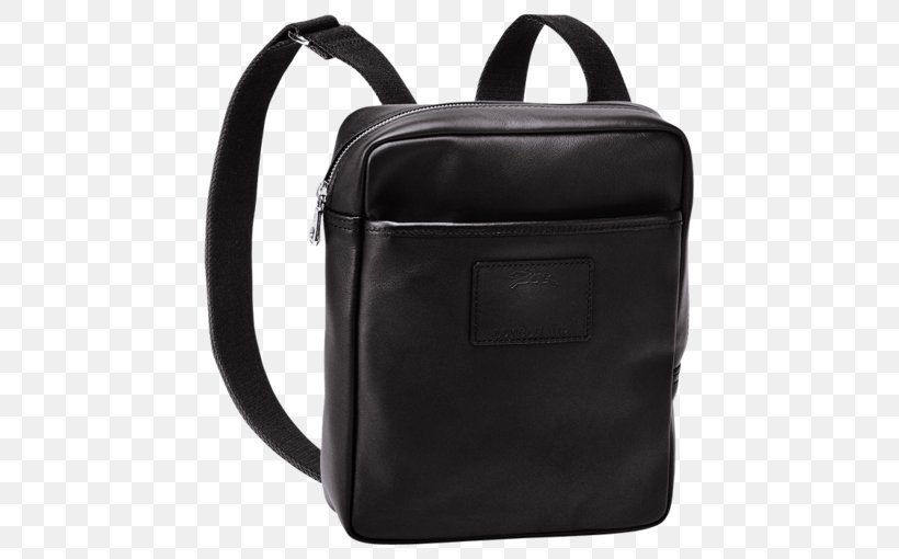 Leather Handbag Messenger Bags Longchamp, PNG, 510x510px, Leather, Backpack, Bag, Baggage, Black Download Free