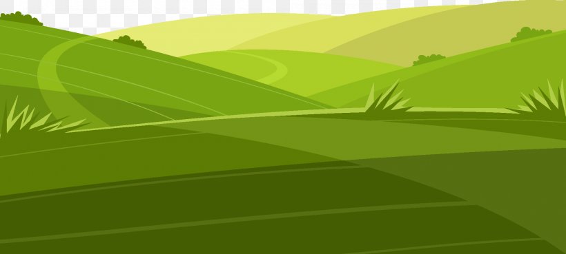 Plain Computer Landscape Desktop Wallpaper Clip Art, PNG, 2000x900px, Plain, Agriculture, Banana Leaf, Biome, Computer Download Free