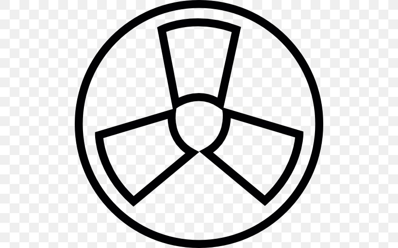 Nuclear Power Radioactive Decay Symbol Energy, PNG, 512x512px, Nuclear Power, Abstraction, Area, Black And White, Energy Download Free