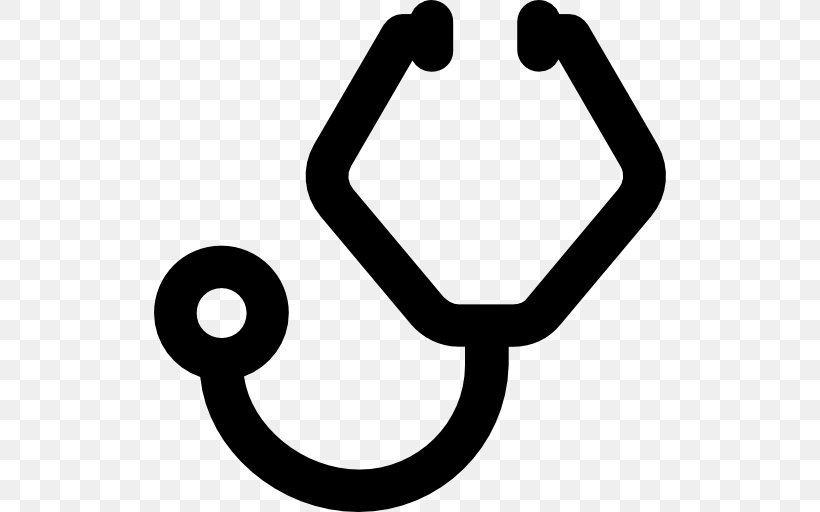 Stethoscope Medicine Physician Health Care Clinic, PNG, 512x512px, Stethoscope, Area, Black And White, Clinic, Dentist Download Free