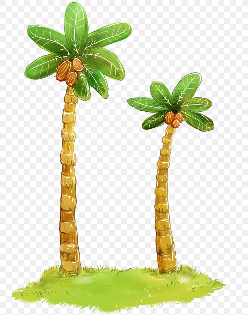 Desktop Wallpaper Image Illustration Adobe Photoshop, PNG, 742x1042px, Drawing, Animated Cartoon, Arecales, Coconut, Flowerpot Download Free