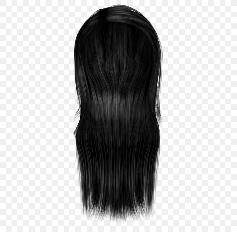 Wig Black Hair Black Hair Hair Coloring, PNG, 500x800px, Wig, Black, Black And White, Black Hair, Black M Download Free