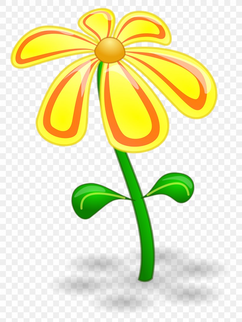 Flower Yellow Clip Art, PNG, 1969x2625px, Flower, Color, Drawing, Flora, Flowering Plant Download Free