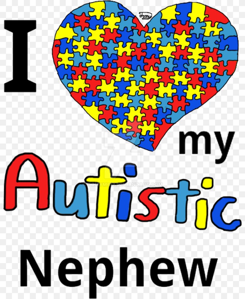 Autism Clip Art Niece And Nephew Design, PNG, 800x1000px, Autism, Art, Behavior, Deviantart, Heart Download Free