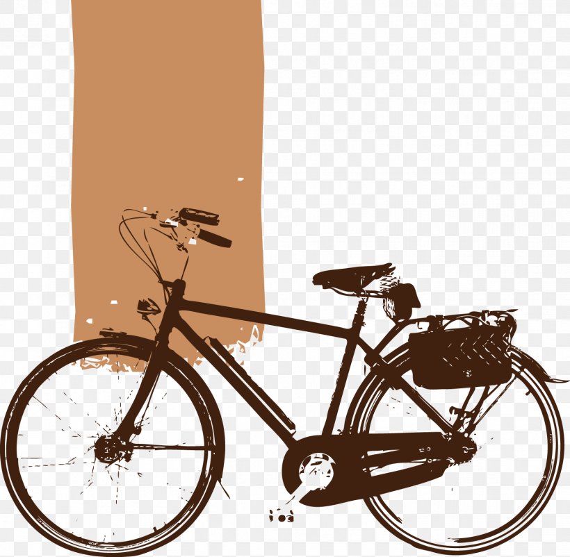 Bicycle Burbank Bike Shop Mountain Bike Clip Art, PNG, 1518x1486px, Bicycle, Bicycle Accessory, Bicycle Basket, Bicycle Frame, Bicycle Handlebar Download Free