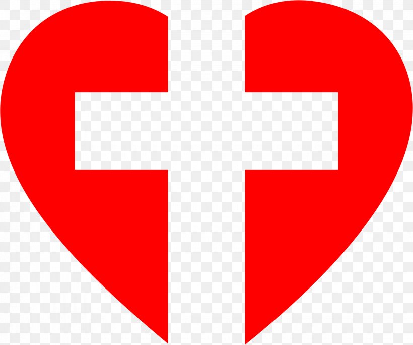 Heart Christian Cross Love Clip Art, PNG, 2260x1886px, Watercolor, Cartoon, Flower, Frame, Heart Download Free